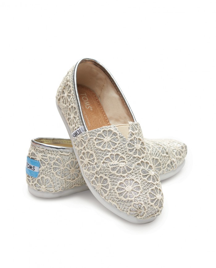 Alpargatas de niños crochet beige