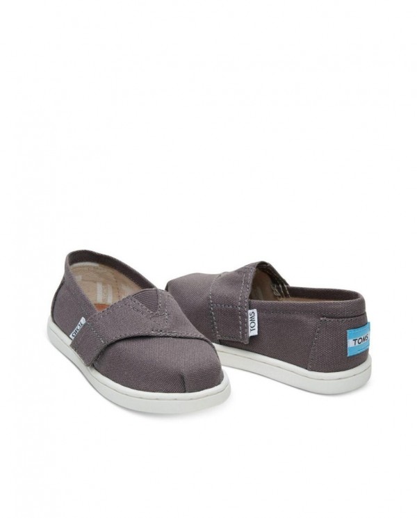 Alpargatas de bebé lona gris