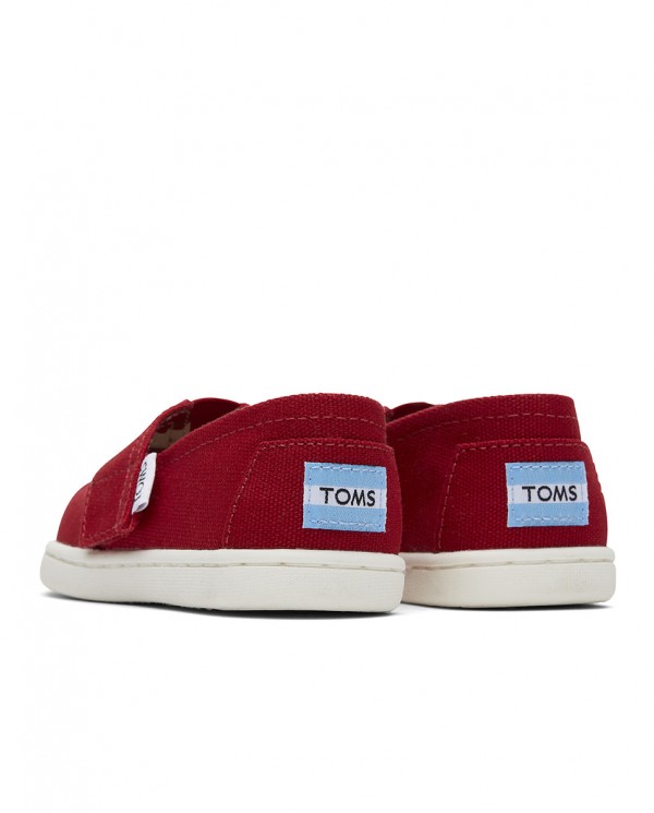 Alpargatas de niños rojo