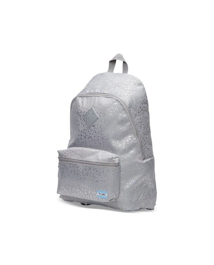 Mochila poliéster gris