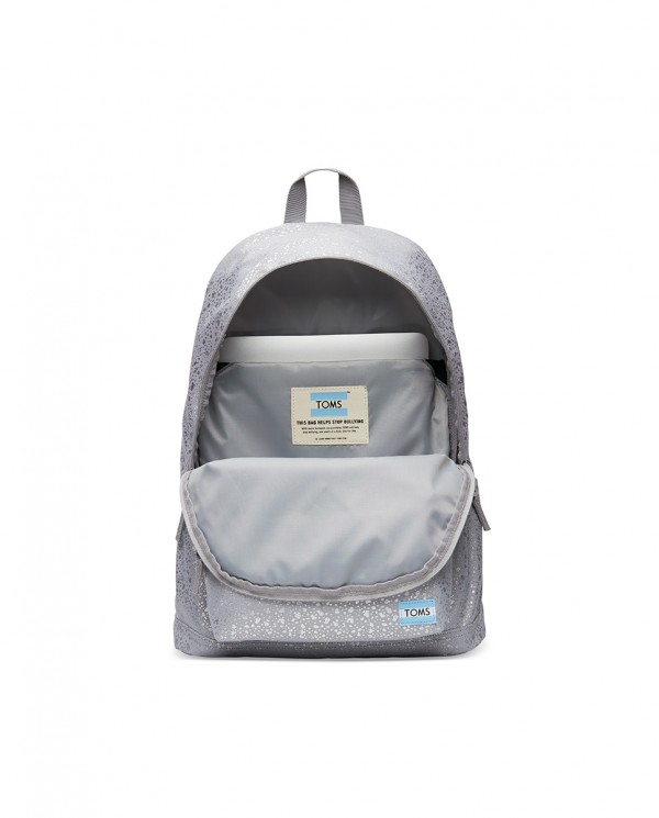 Mochila poliéster gris