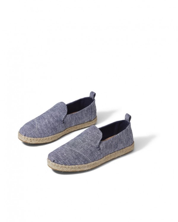 Alpargatas de mujer deconstructed yute marino