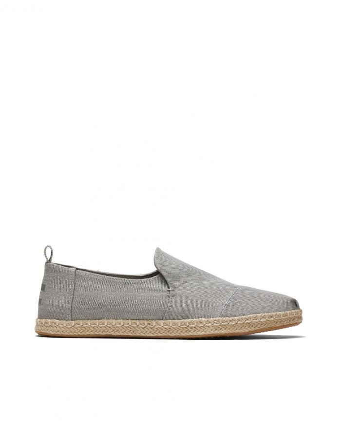 Alpargatas de hombre deconstructed yute gris