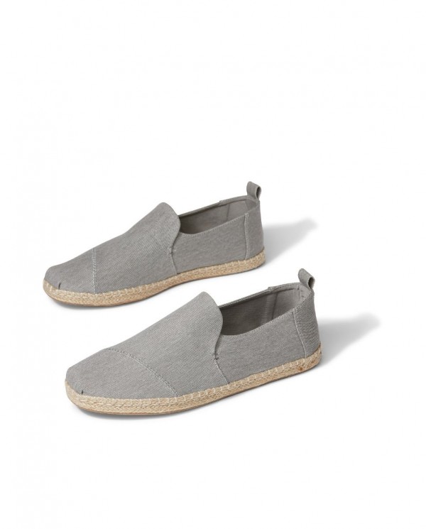Alpargatas de hombre deconstructed yute gris