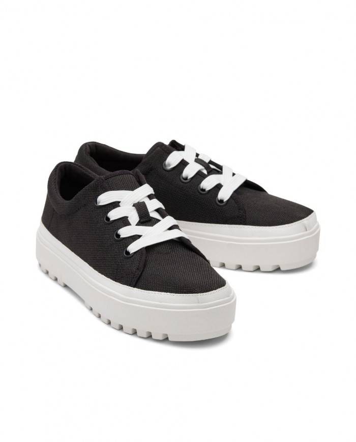 Zapatillas de mujer plataforma negro