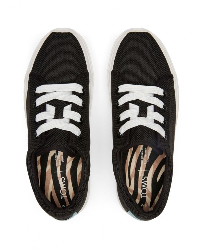 Zapatillas de mujer plataforma negro