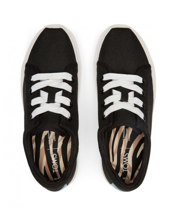 Zapatillas de mujer plataforma negro