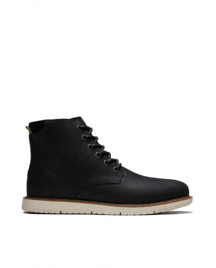 Botas de hombre waterproof piel negro