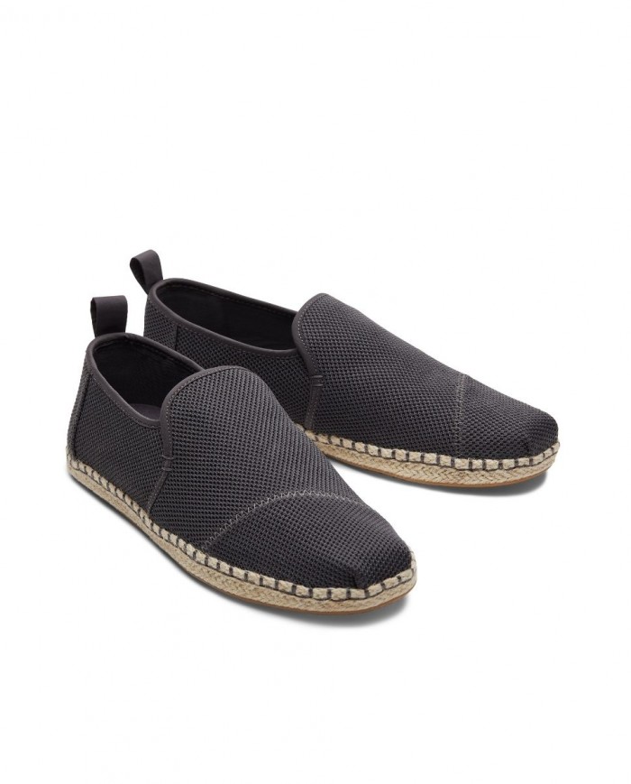 Alpargatas de hombre yute punto gris...
