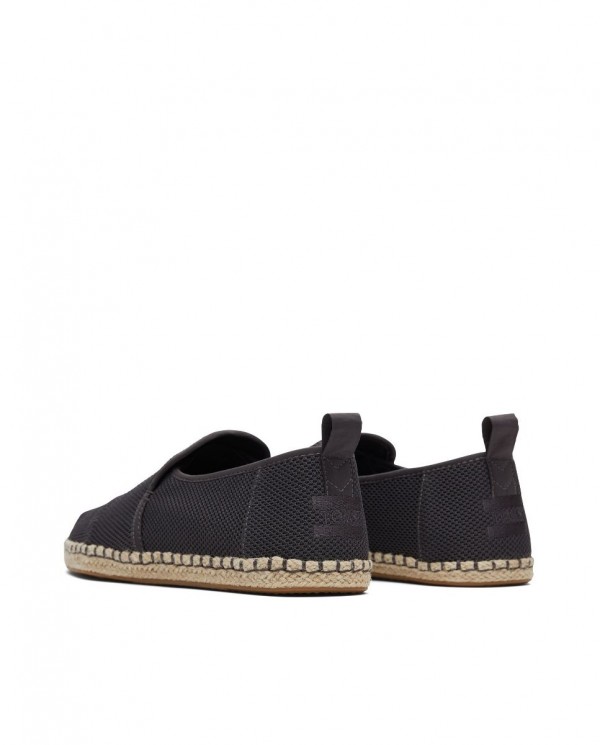 Alpargatas de hombre yute punto gris hierro