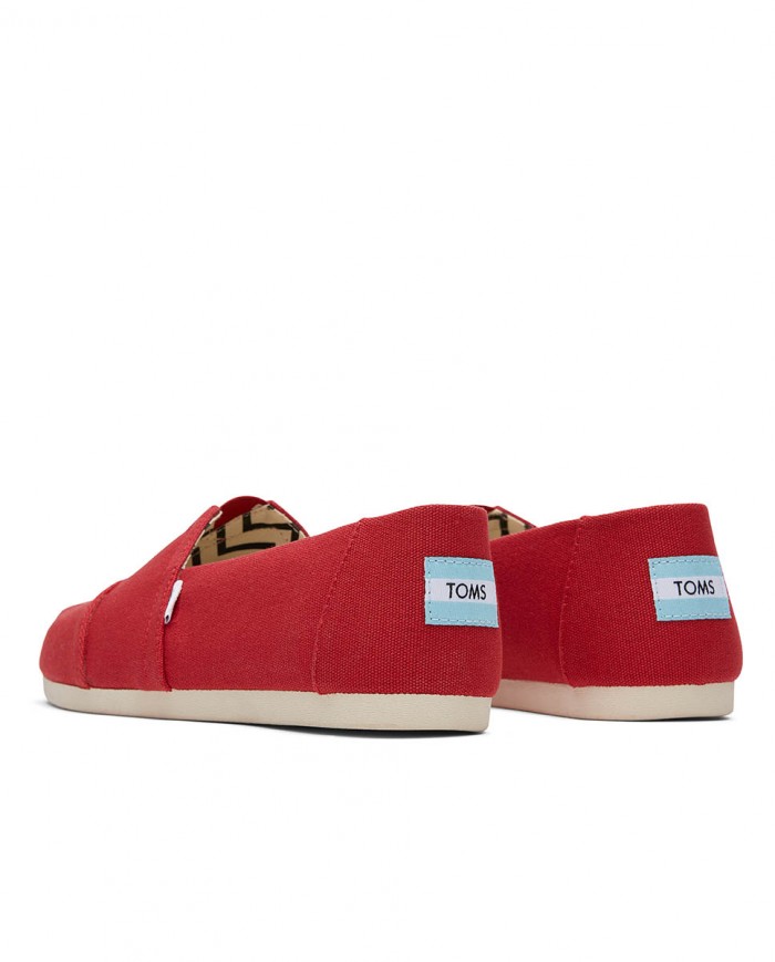 Alpargatas de hombre rojo