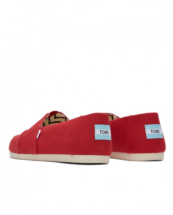 Alpargatas de hombre rojo