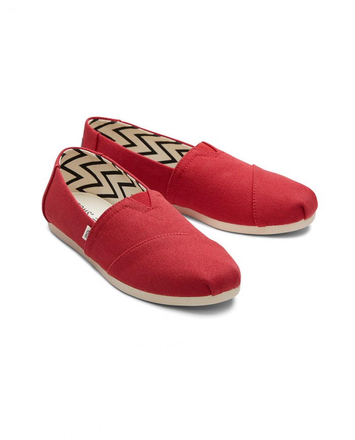 Alpargatas de mujer rojo