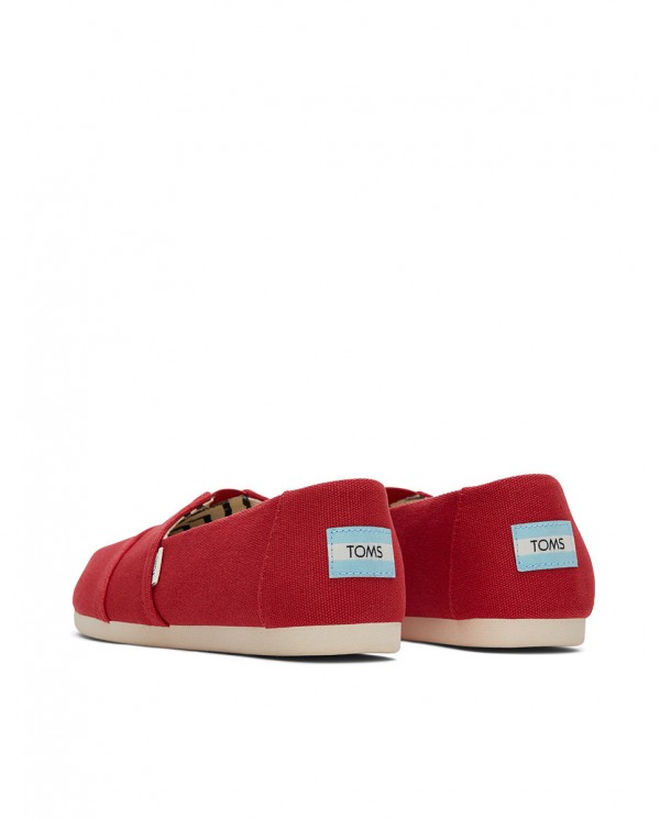 Alpargatas de mujer rojo