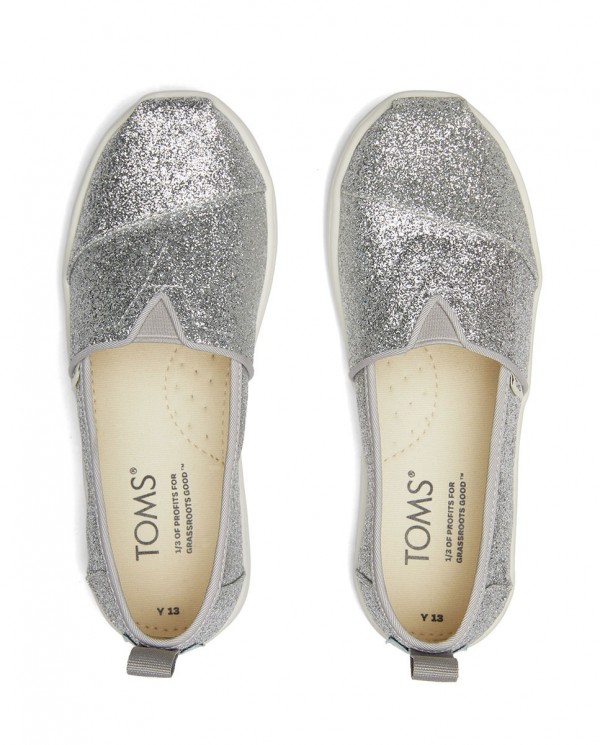 Alpargatas de niños plata