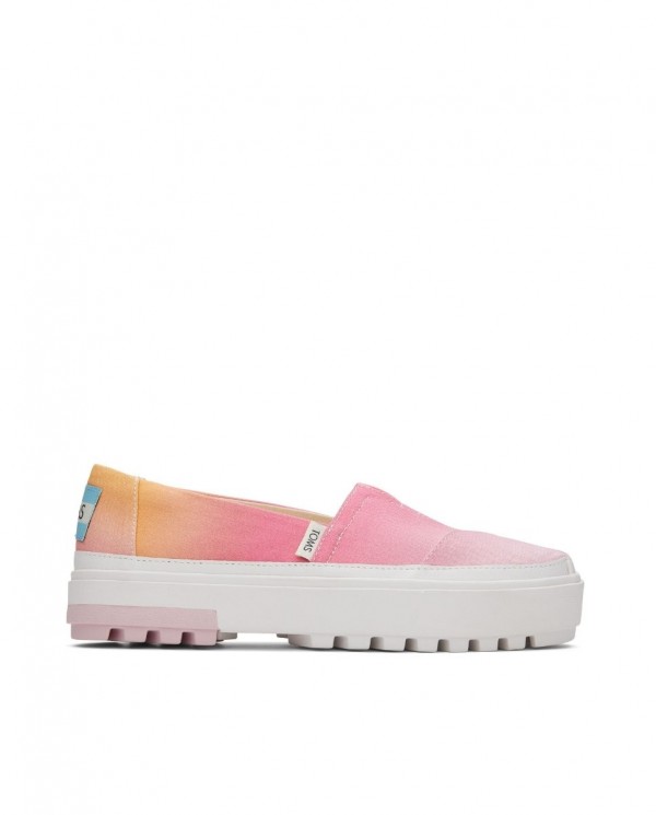 Zapatillas slip-on de mujer Lug rosa
