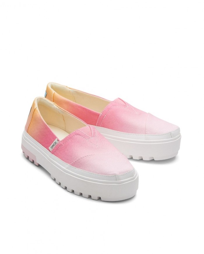 Zapatillas slip-on de mujer Lug rosa