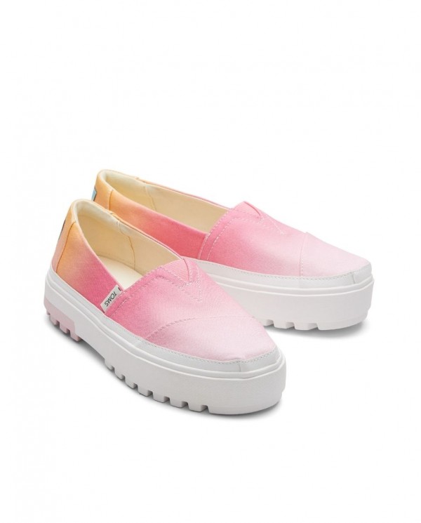 Zapatillas slip-on de mujer Lug rosa