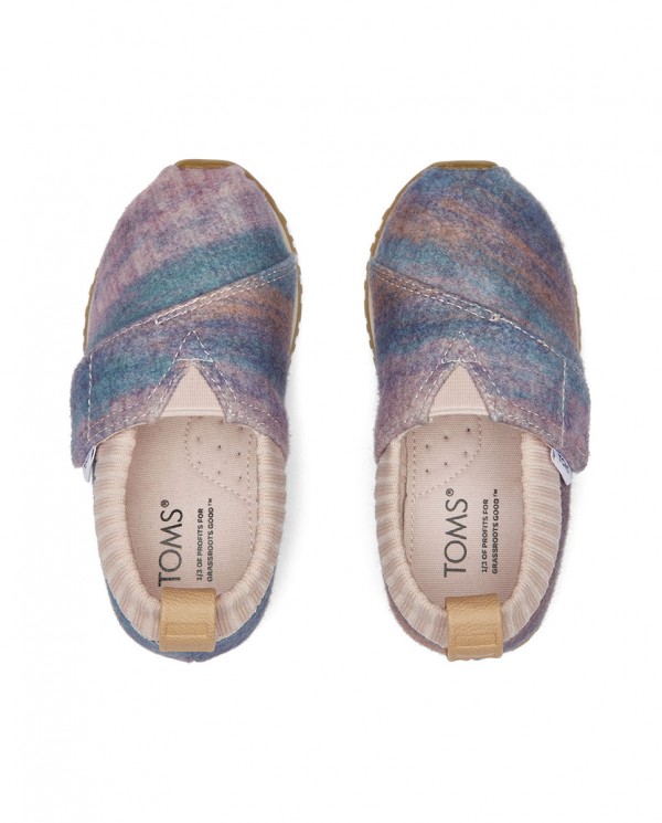 Zapatillas slip-on de niños degradado rosa