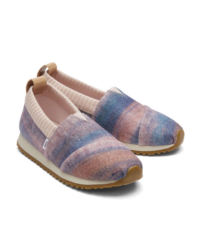 Zapatillas slip-on de niños degradado...