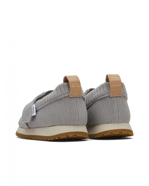 Zapatillas slip-on de niños gris