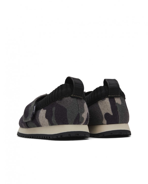 Zapatillas slip-on de niños camo