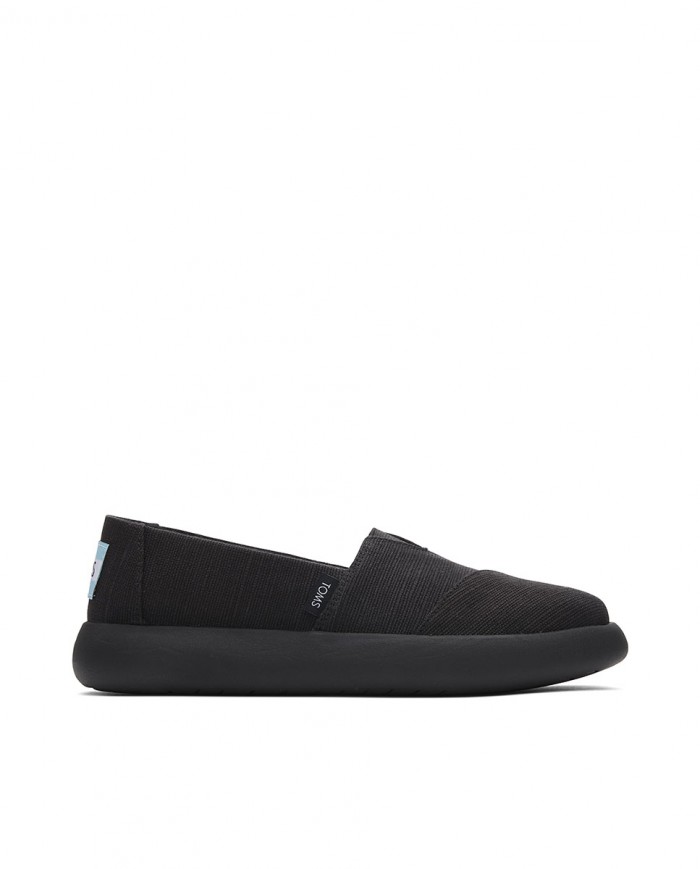 Zapatillas slip-on de mujer negro