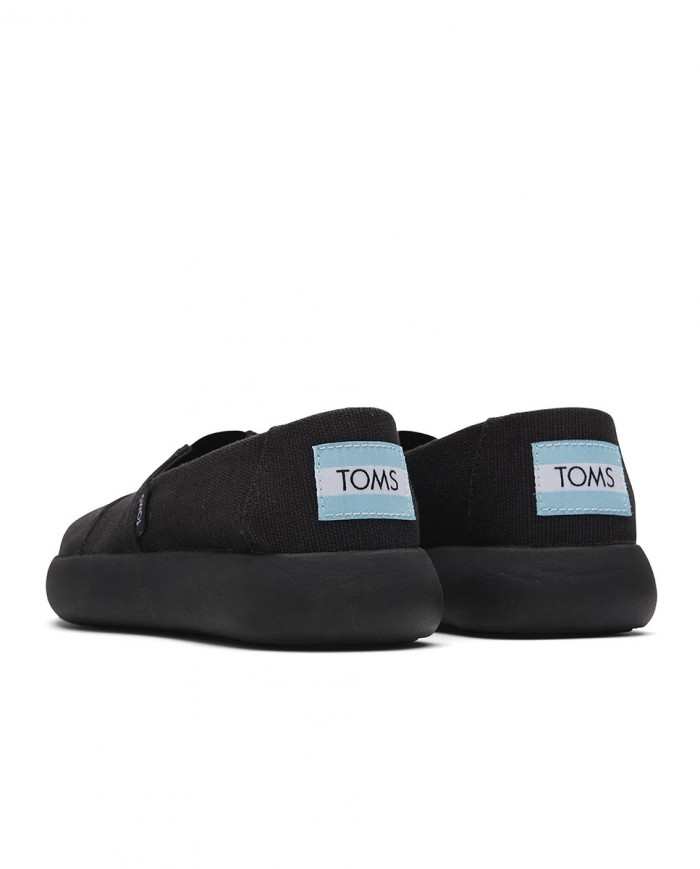 Zapatillas slip-on de mujer negro