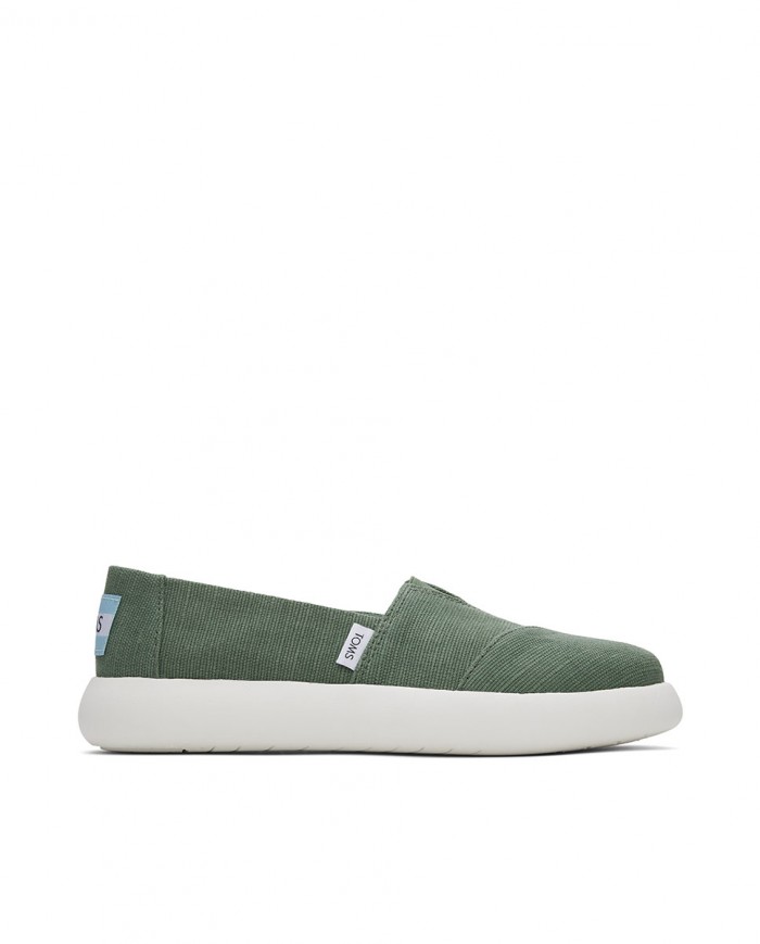 Zapatillas slip-on de mujer verde hiedra