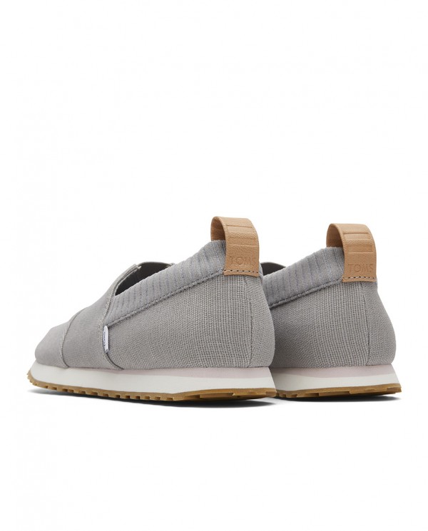 Zapatillas slip-on de mujer gris