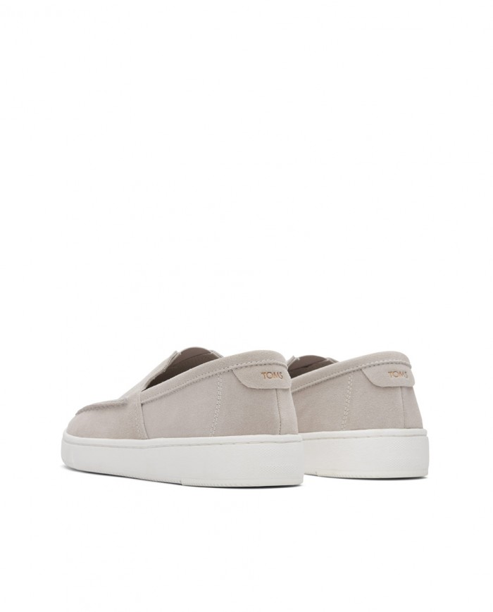 Zapatillas tipo mocasín de hombre gris