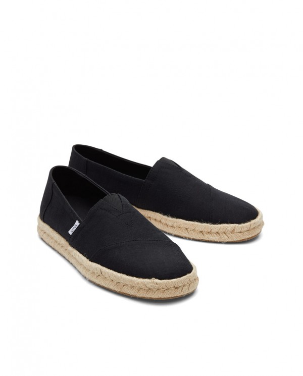 Alpargatas de hombre yute 2.0 negro