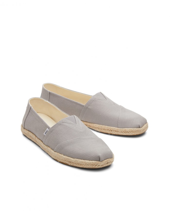 Alpargatas de hombre yute gris