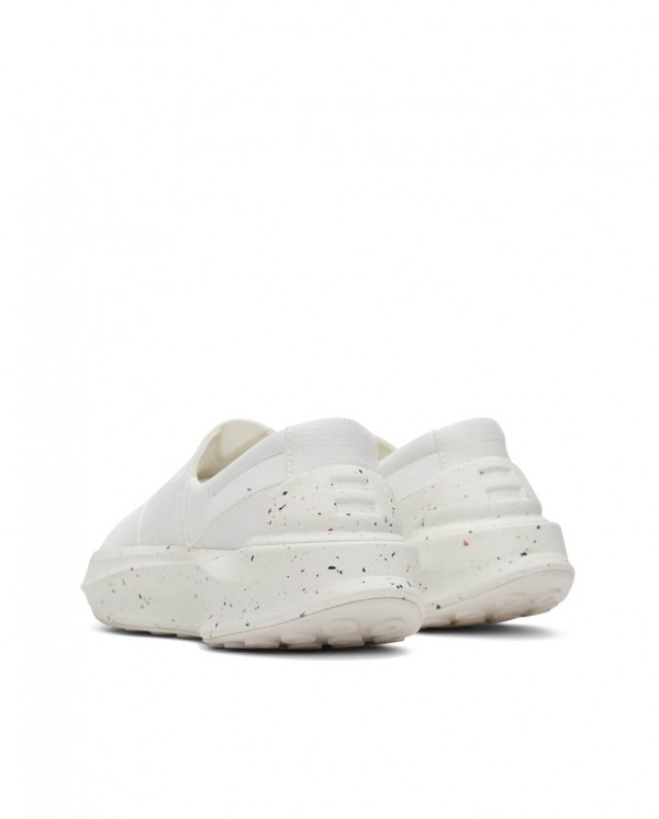 Zapatillas slip-on de mujer tejido blanco