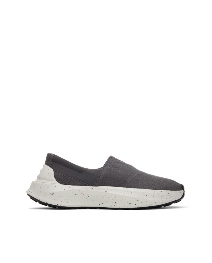 Zapatillas slip-on de hombre tejido gris