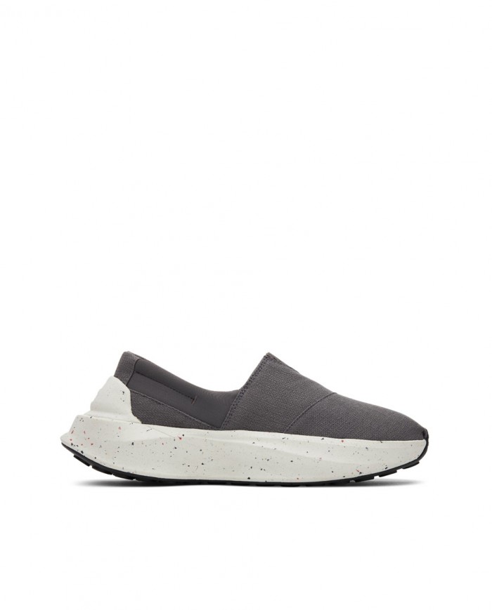 Zapatillas slip-on de mujer tejido gris