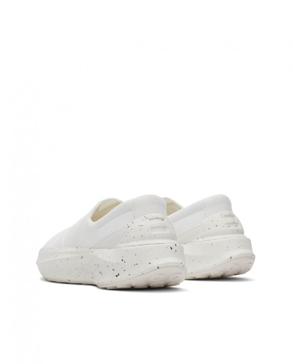 Zapatillas slip-on de hombre tejido blanco