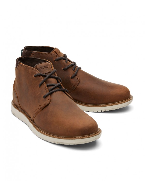 Botines de hombre resistentes al agua marrón