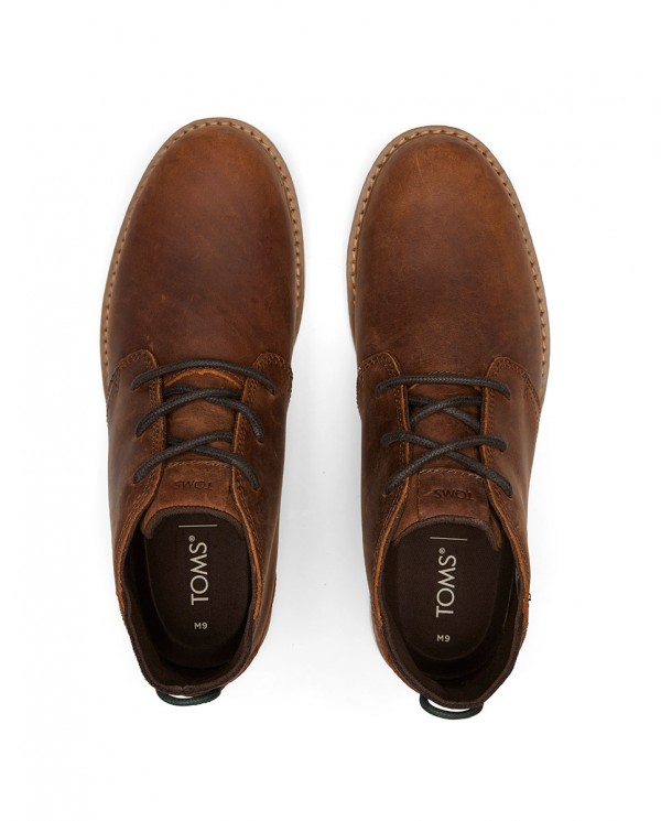 Botines de hombre resistentes al agua marrón