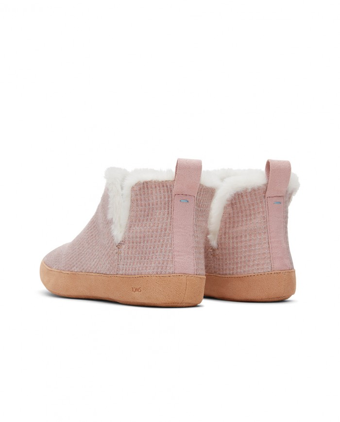 Botines de casa de mujer rosa Botines de casa de mujer rosa