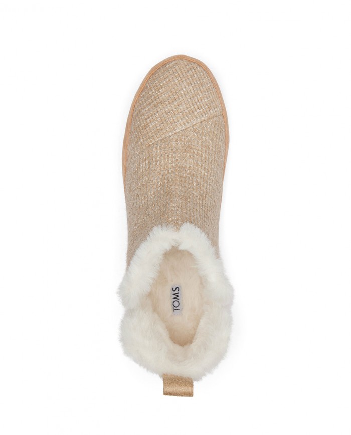 Botines de casa de mujer avena Botines de casa de mujer avena