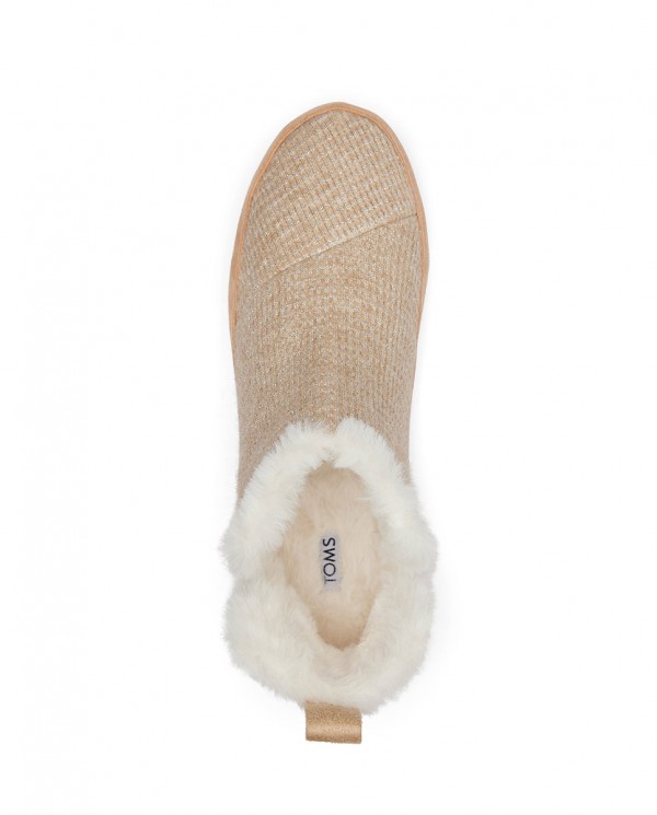 Botines de casa de mujer avena