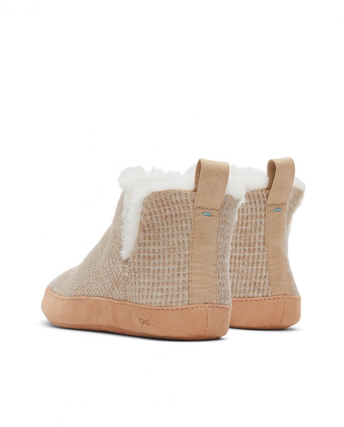Botines de casa de mujer avena Botines de casa de mujer avena