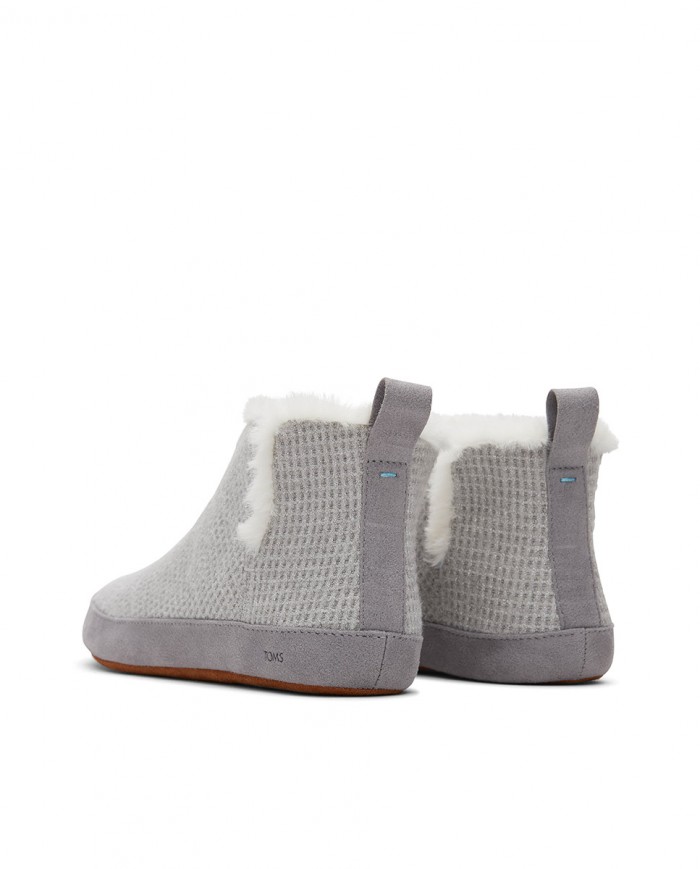 Botines de casa de mujer gris Botines de casa de mujer gris