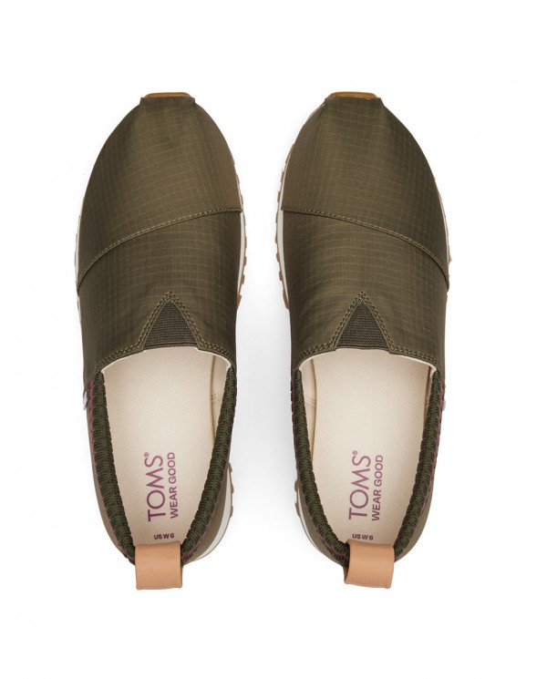 Zapatillas slip-on de mujer Resident 2.0 verde oliva