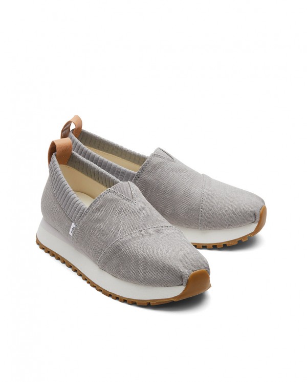 Zapatillas slip-on de mujer Resident 2.0 gris lluvia