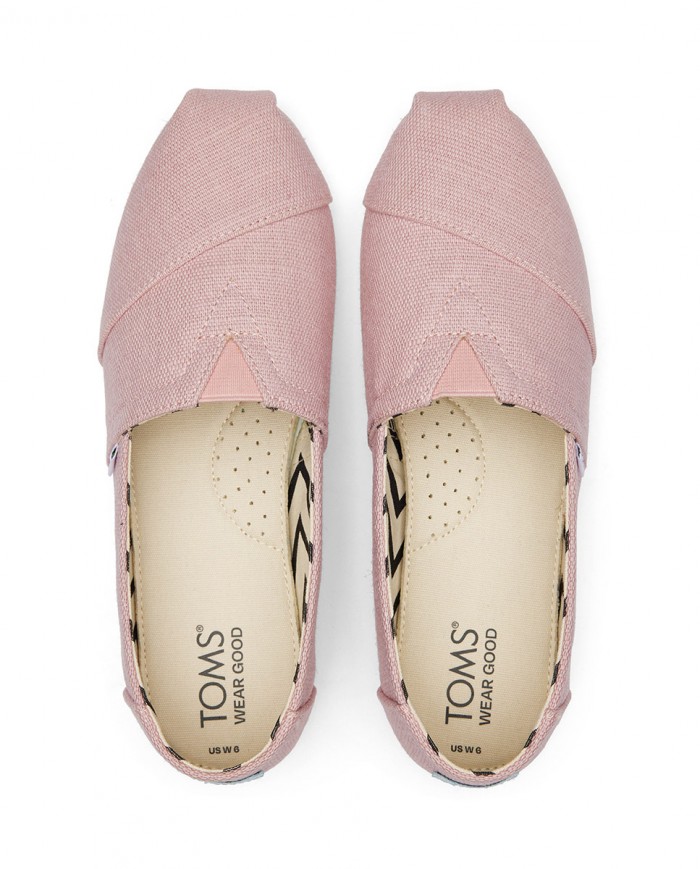 Alpargatas de mujer rosa cuarzo