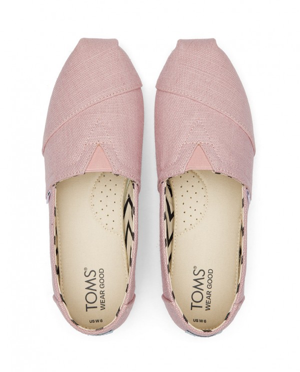 Alpargatas de mujer rosa cuarzo