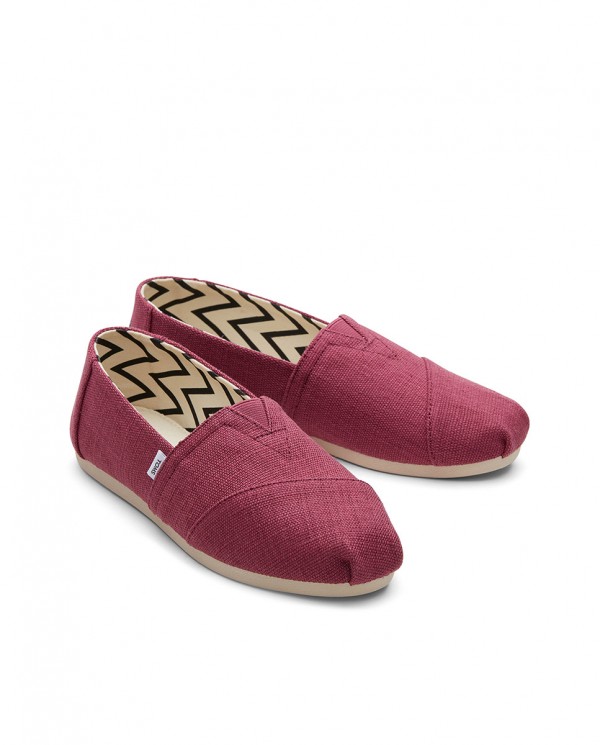 Alpargatas de mujer rosa vintage