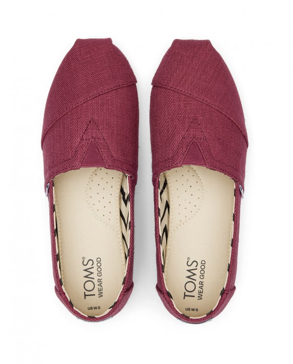 Alpargatas de mujer rosa vintage